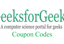 GeeksForGeeks Coupon Code to Get Huge Discount GeeksForGeeks Coupon Code to Get Huge Discount